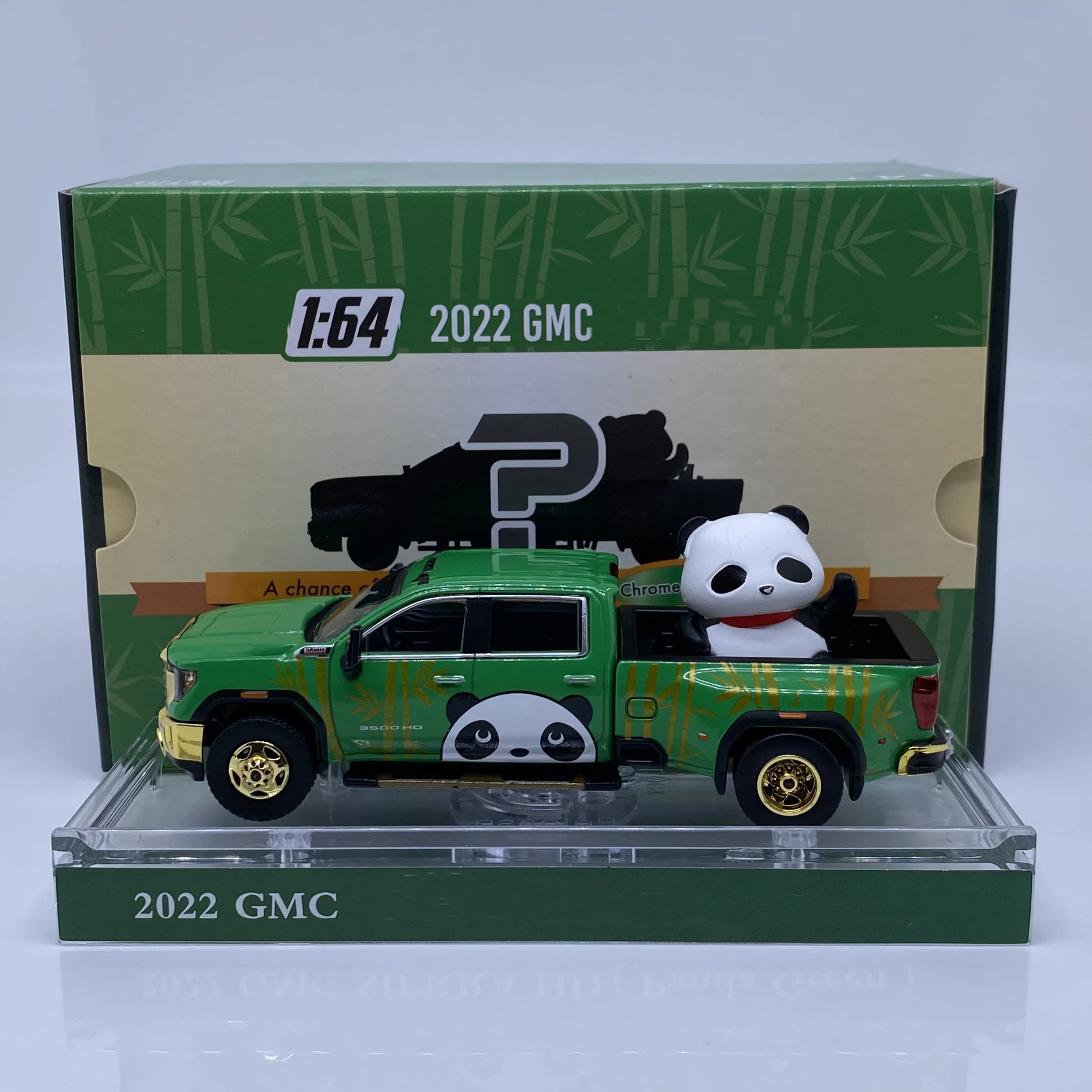 Greenlight 1/64 Hec Beijing Exhibition Limited Gmc Pickup Panda Limited Probability Of Hidden - Image 2