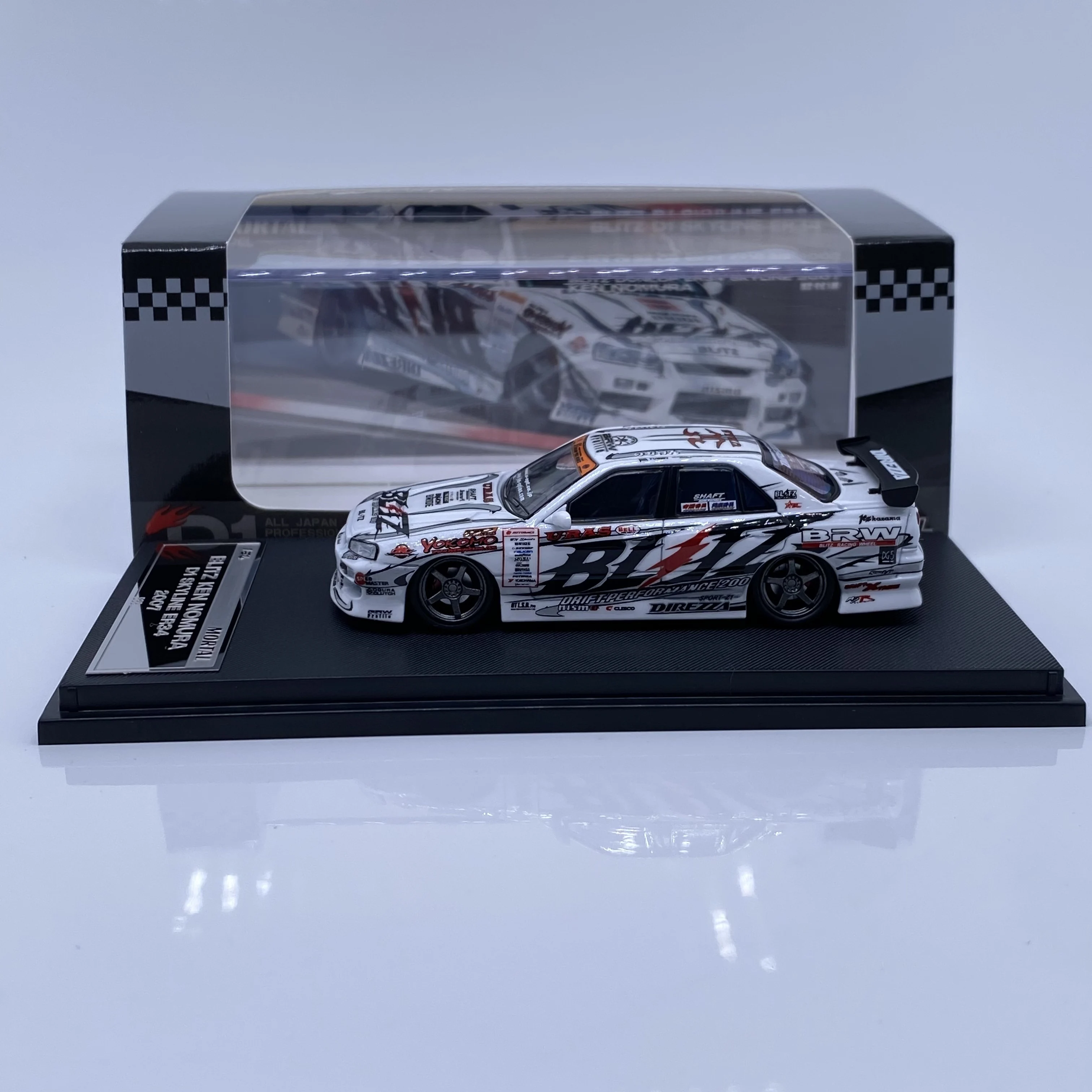 Mortal 1:64 D1GP Painted BLITZ-ER34 (07 Style) (Limited to 899) Diecast Car Model - Image 2