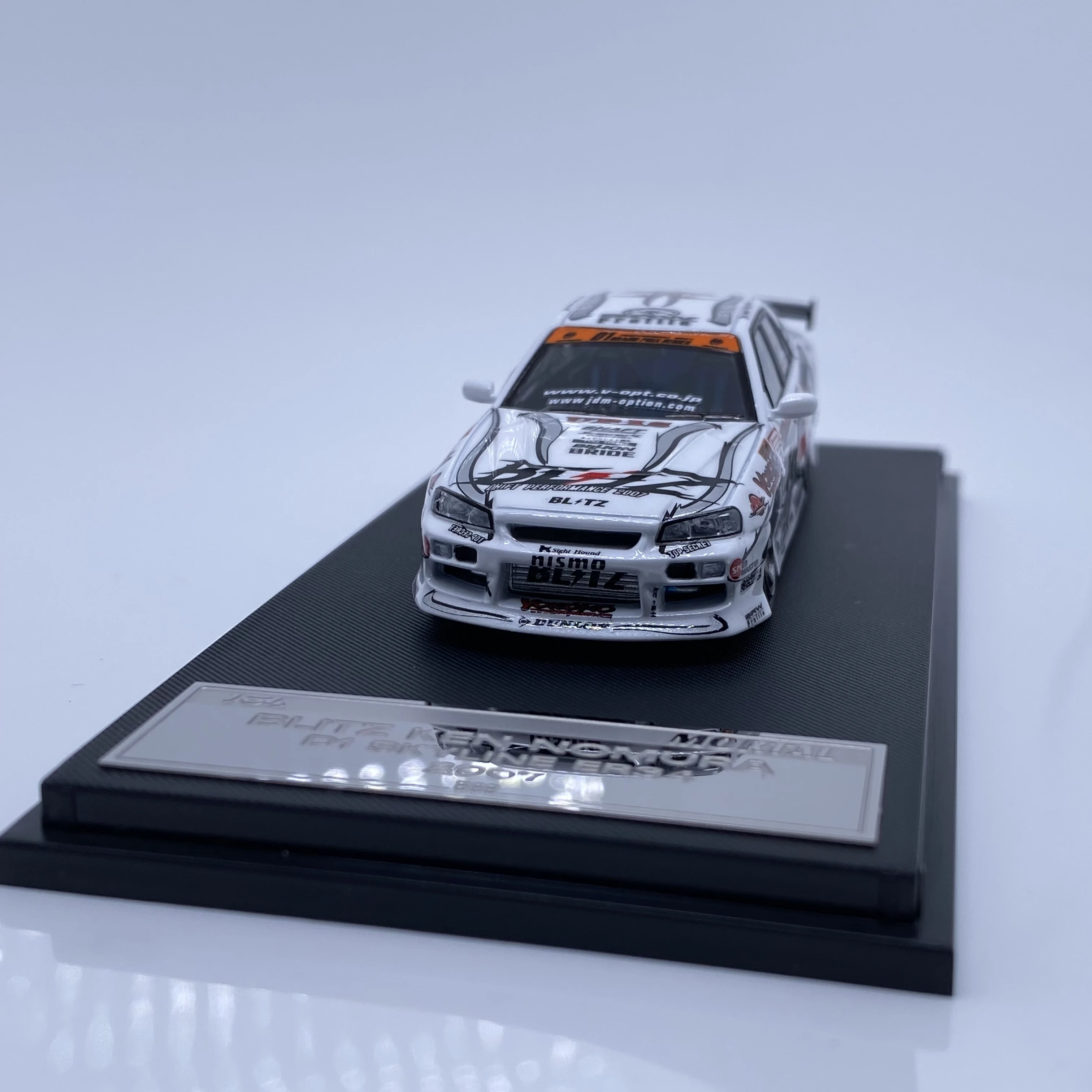 Mortal 1:64 D1GP Painted BLITZ-ER34 (07 Style) (Limited to 899) Diecast Car Model - Image 5