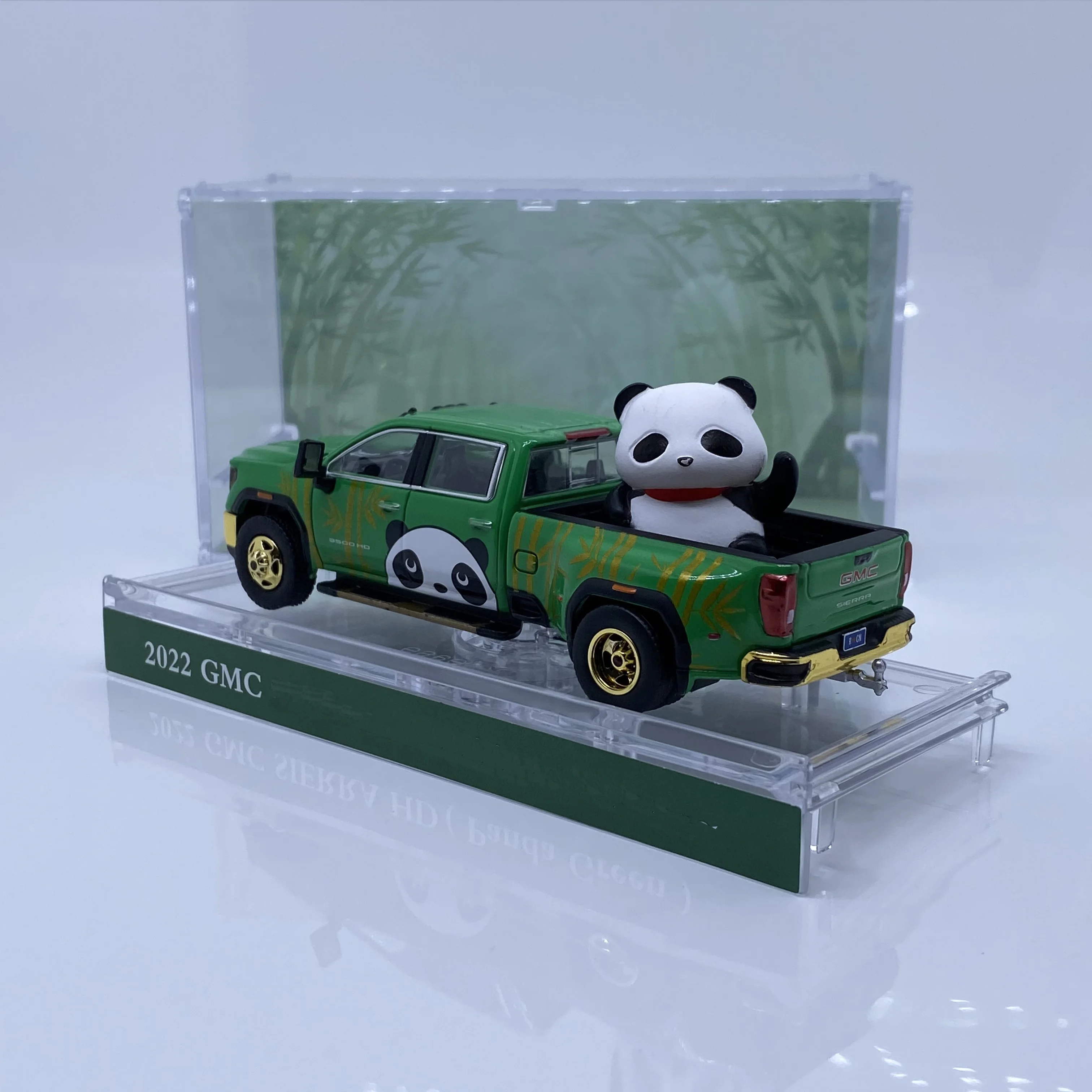 Greenlight 1/64 Hec Beijing Exhibition Limited Gmc Pickup Panda Limited Probability Of Hidden - Image 4