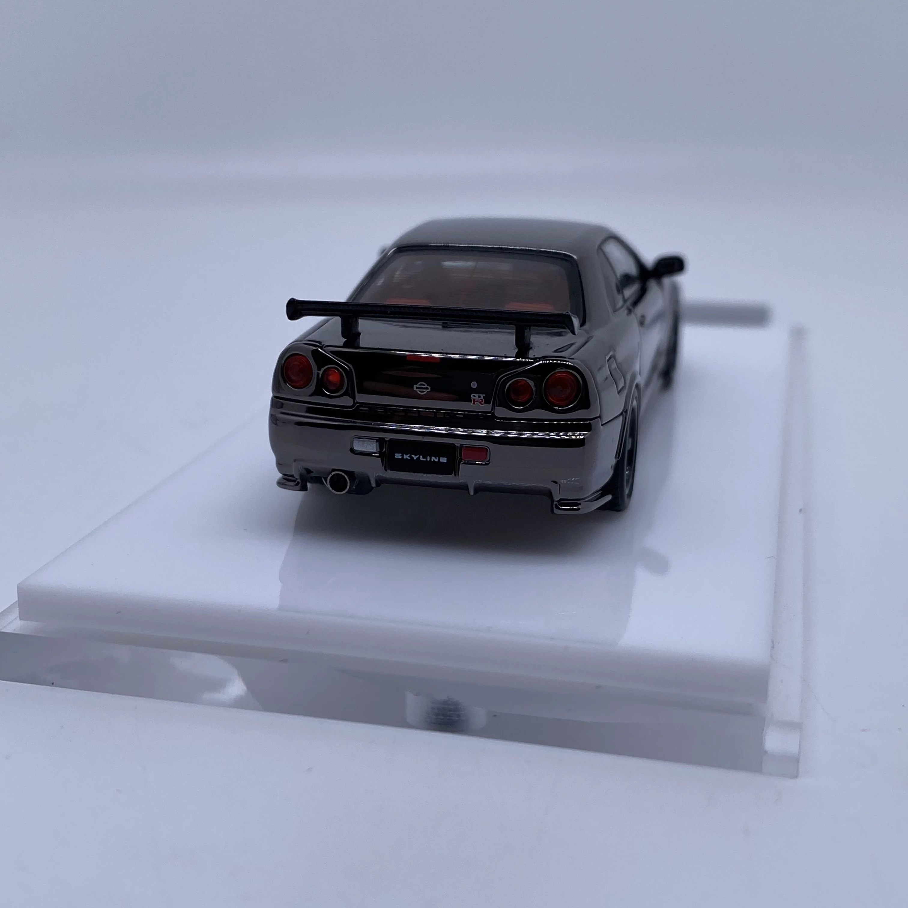 MOTORHELIX 1:64 Skyline GT-R(R34) Nismo Customized Beijing Exhibition HEC 2025 Exhibit limited alloy car model - Image 6