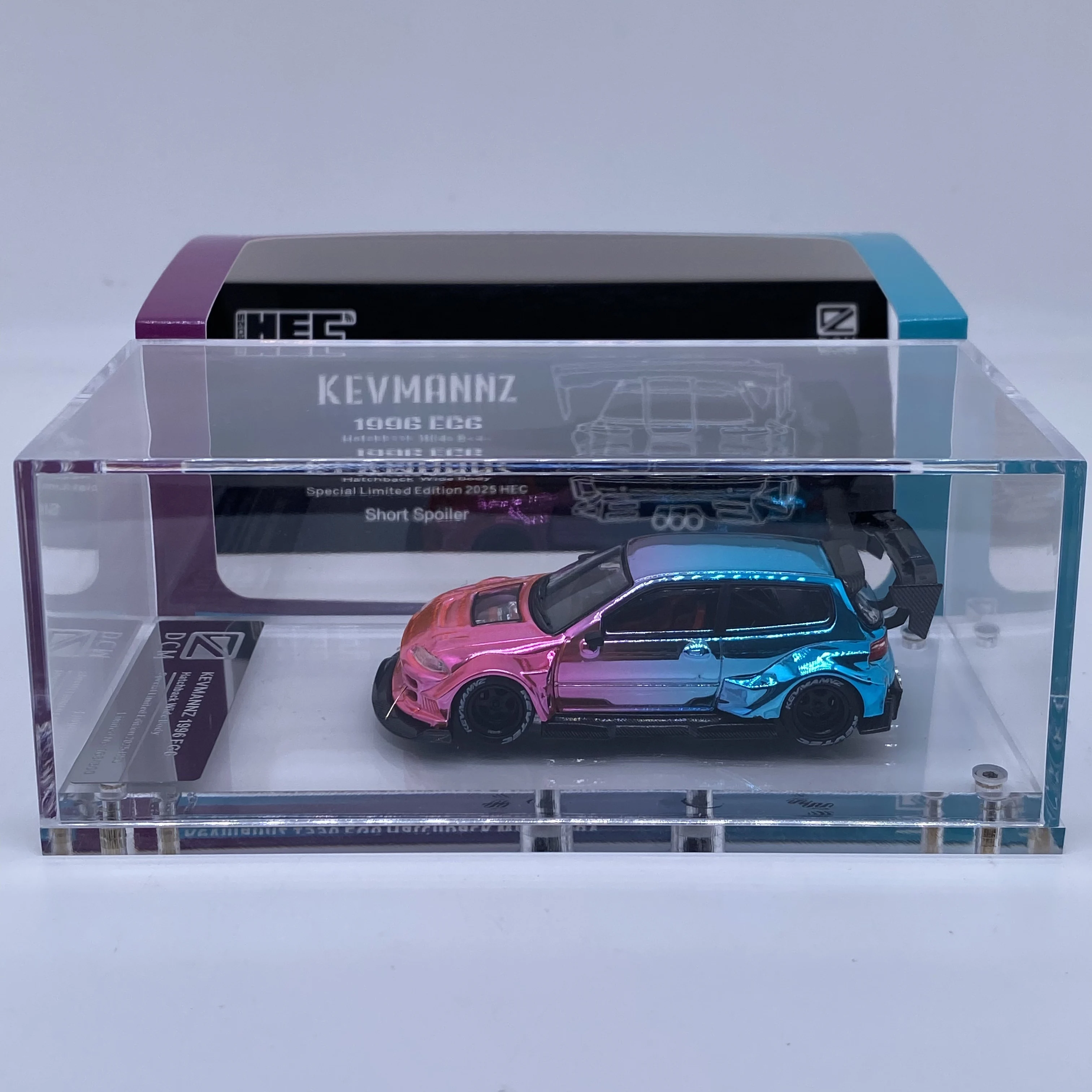 DCM Kevmannz 1996 EG6 Hatchback Wide Body Diecast Metal Model Gifts Signed Free Doll HOBBY EXPO CHINA 2025 - Image 2