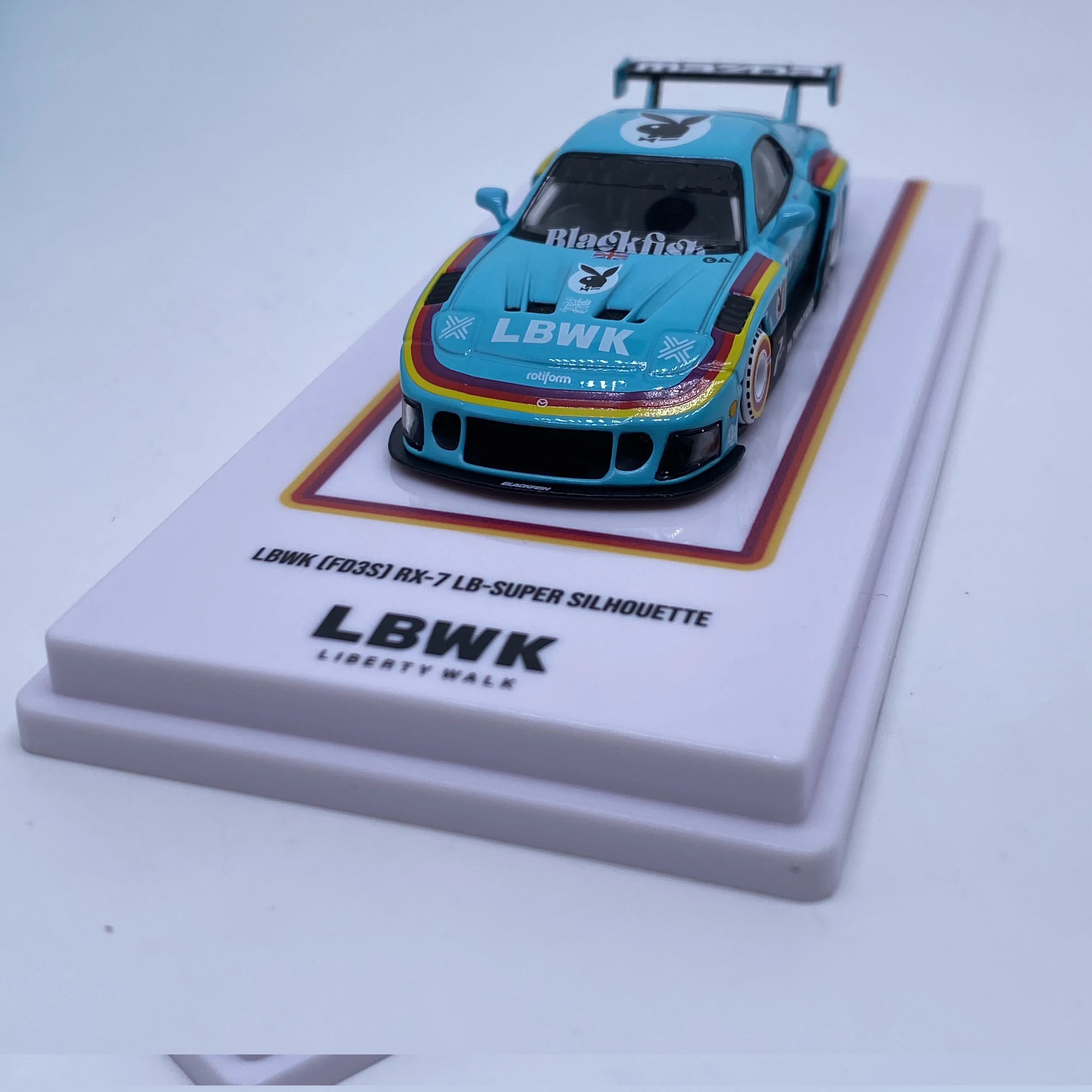 INNO 1/64 Beijing limited HEC Exhibition Rx 7 Hidden Plain Alloy Model - Image 5