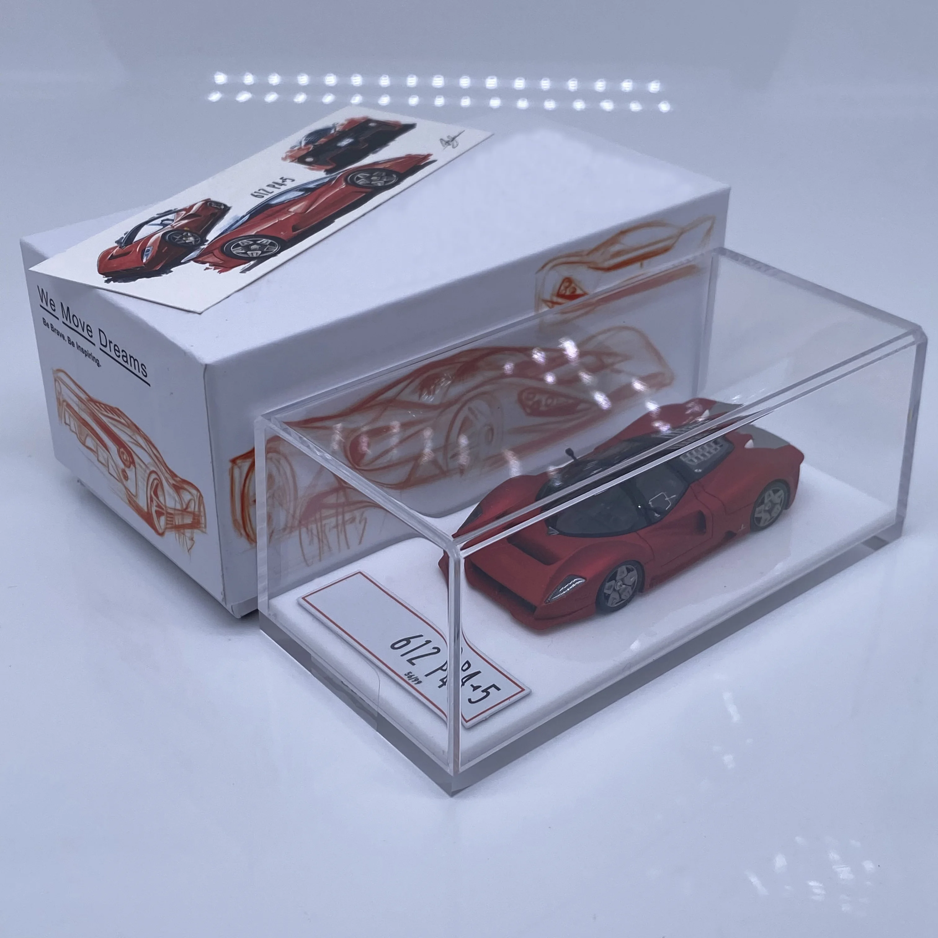 Custom 1:64 Pininfarina 612 P4-5 Exclusive Resin Car Model