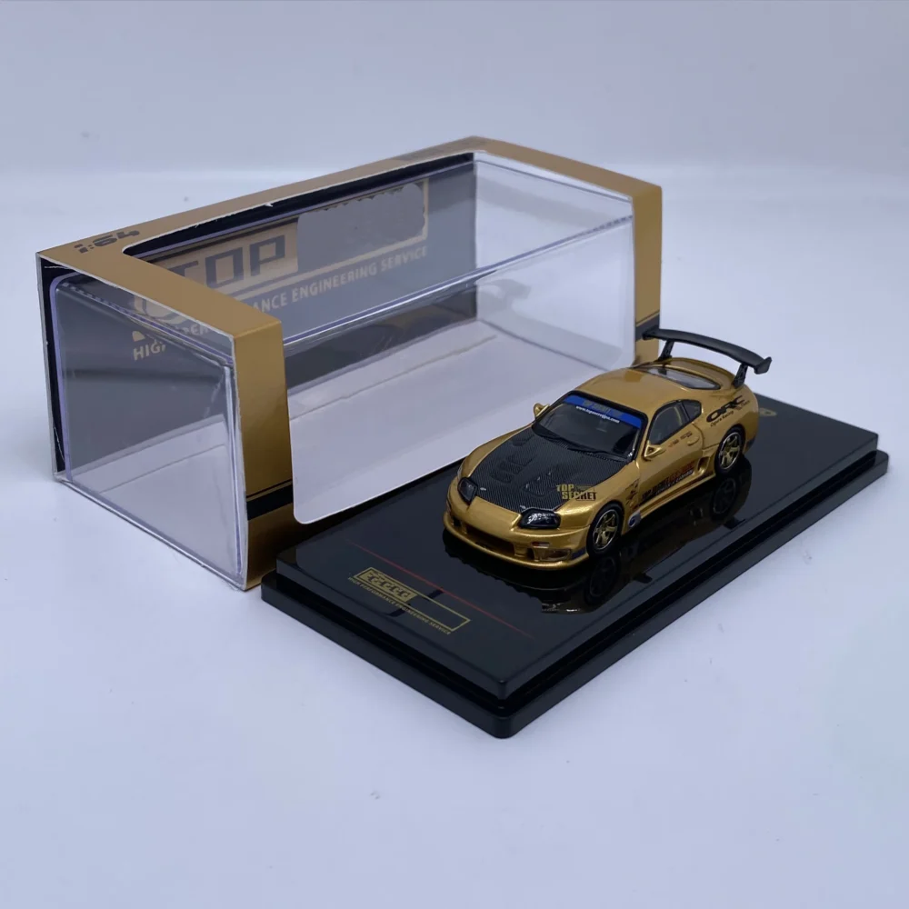 INNO 1:64 Speedo Supra A80 Top Secret Gt300 Kazuhiko Nagata Alloy Premium Diecast Vehicle Model Toy