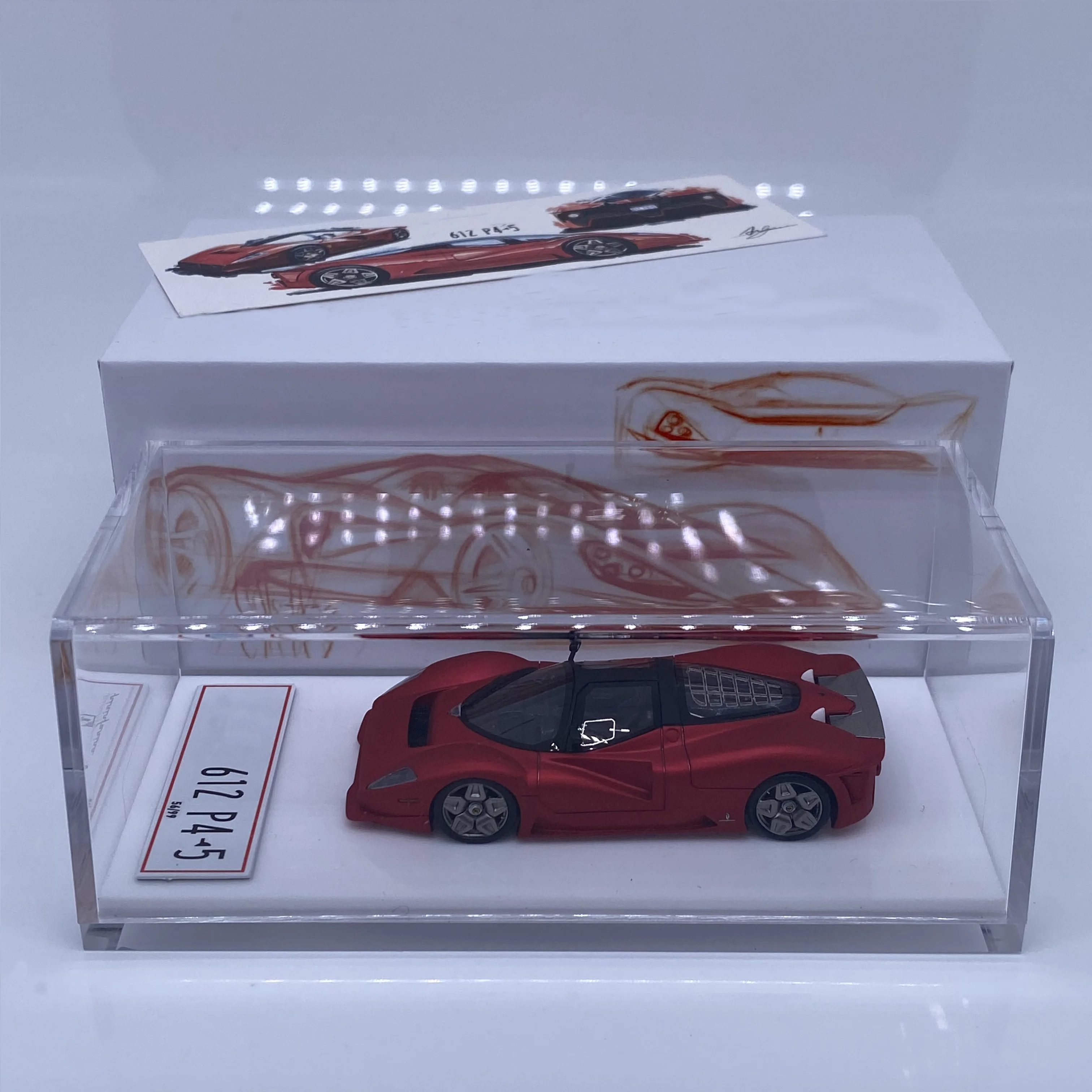 Custom 1:64 Pininfarina 612 P4-5 Exclusive Resin Car Model - Image 2